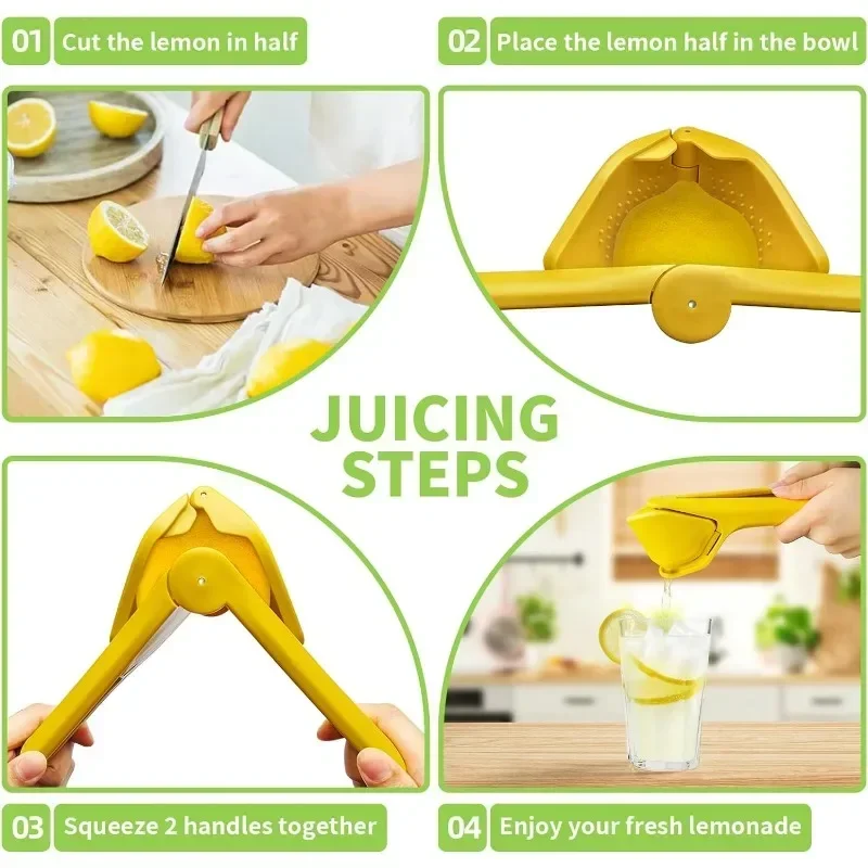 Kitchen Gadgets Juicer - أدوات المطبخ الجديدة عصارة الليمون اليدوية
