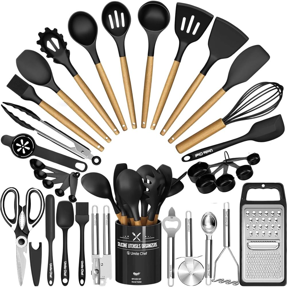 Kitchen Gadgets Holder - مجموعة أدوات المطبخ - 34 قطعة
