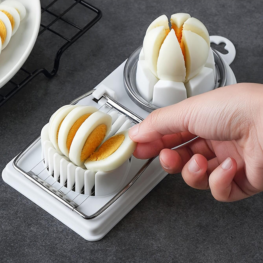 Kitchen Gadgets Wirecutter - قطاعة بيض 2 في 1 قطاعة