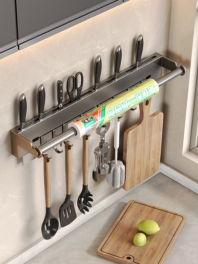 Kitchen Gadgets Wallpaper - رف من الفولاذ المقاوم للصدأ لحمل