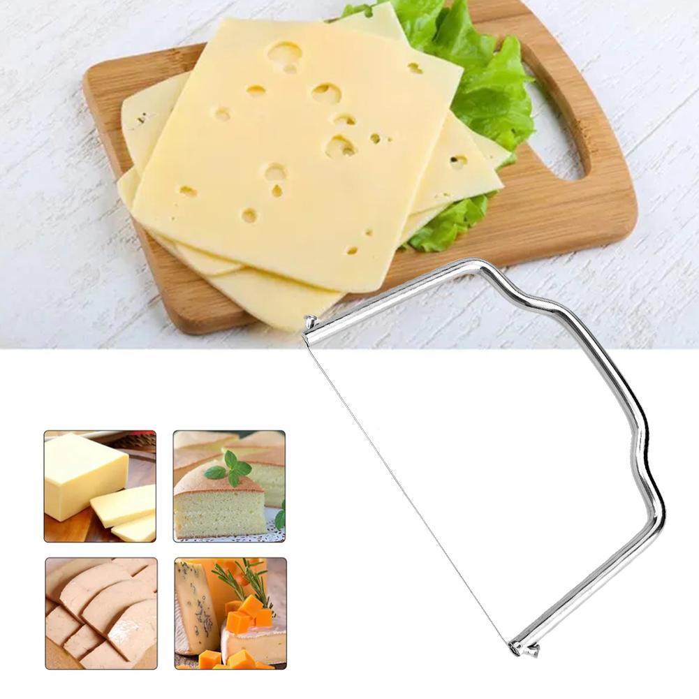 Kitchen Gadgets Wirecutter - 1 قطعة زبدة سلك Slicer الفولاذ