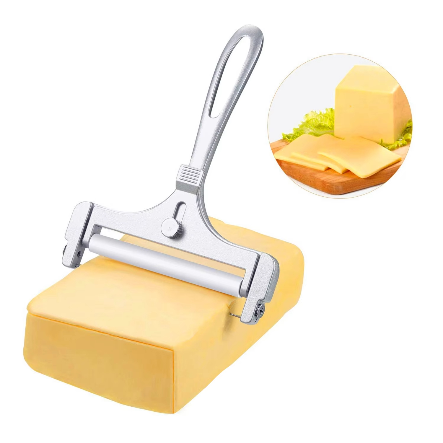 Kitchen Gadgets Wirecutter - قطاعة الجبن المصنوعة من سبائك الألومنيوم