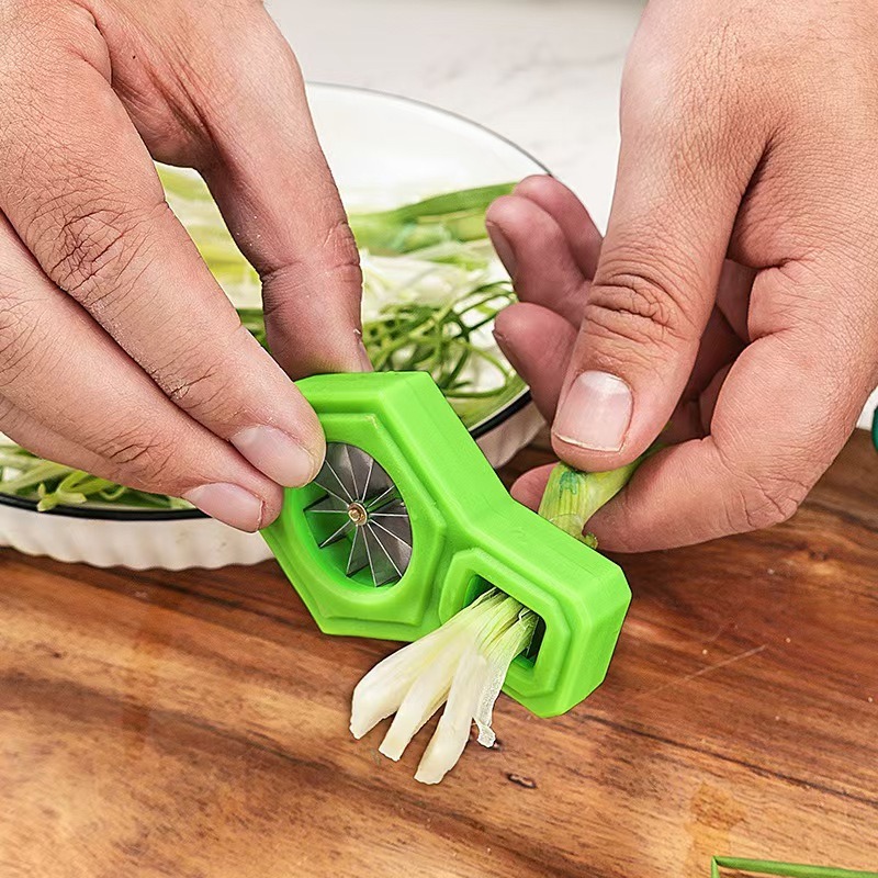 Kitchen Gadgets Wirecutter - أدوات المطبخ البصل الأخضر القاطع الفولاذ