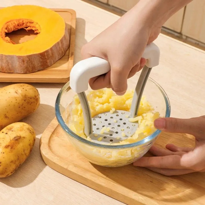 Kitchen Gadgets Juicer - هراسة بطاطس يدوية متينة، مكبس بطاطس،