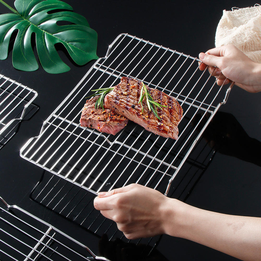 Kitchen Gadgets That Make Life Easier - الفولاذ المقاوم للصدأ الشواء شبكة حصيرة