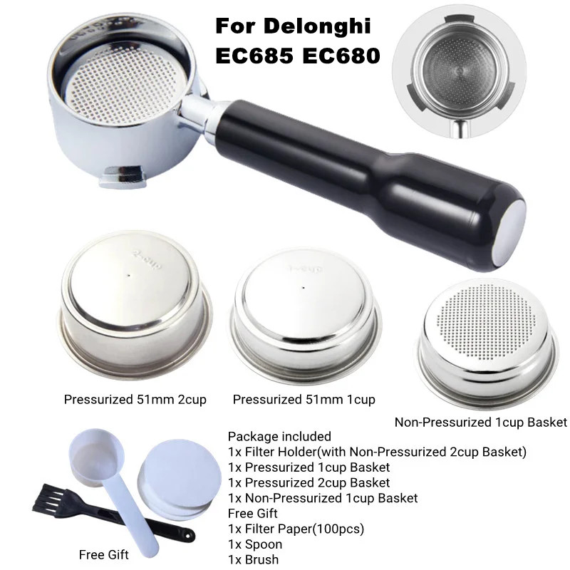 Delonghi Espresso Magnifica - سلة فلتر قهوة مضغوطة ، جهاز