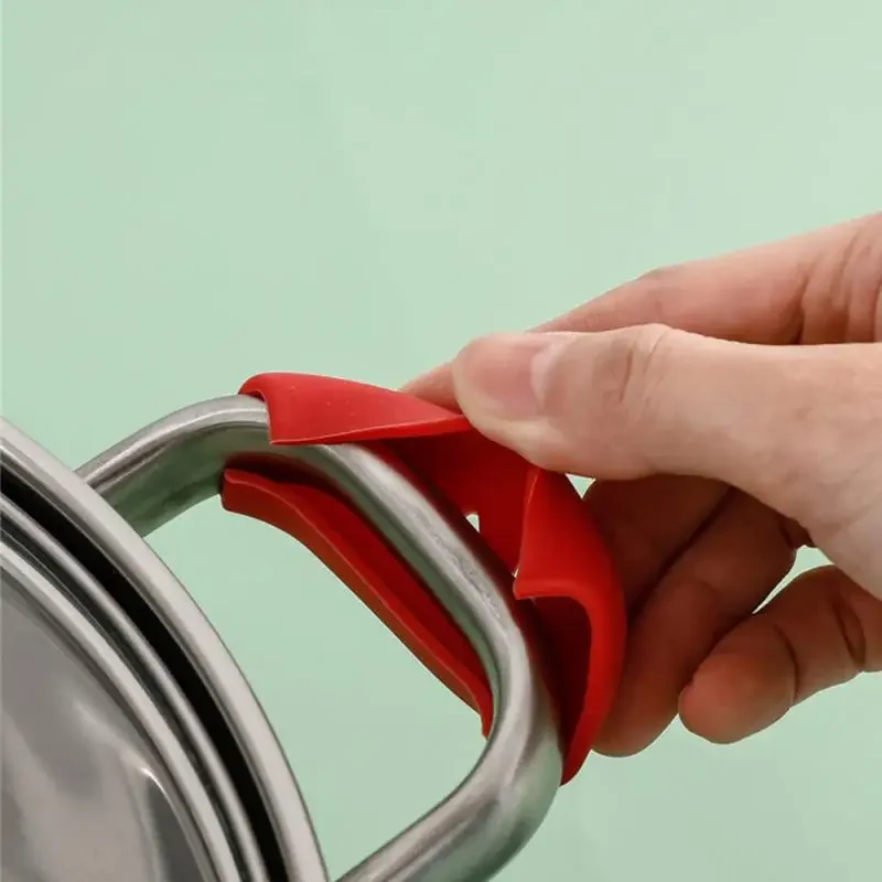 Kitchen Gadgets Holder - 2/8 قطع أغطية مقابض أواني السيليكون