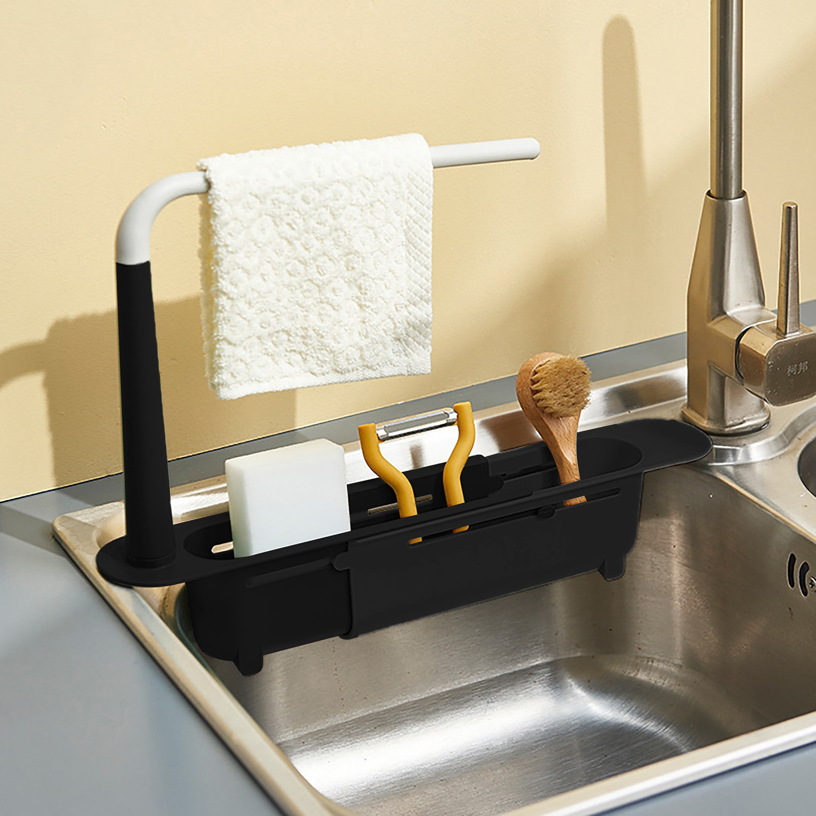 تجفيف بالوعة Elescopic ، منظم  - مراجعة Kitchen Gadgets That Make Life Easier وسعره
