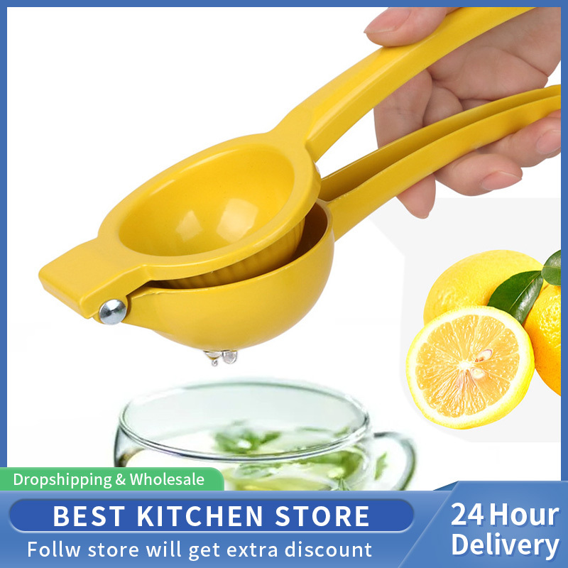 عصارة يدوية معدنية ليمون عصارة - مراجعة Kitchen Gadgets Juicer وسعره