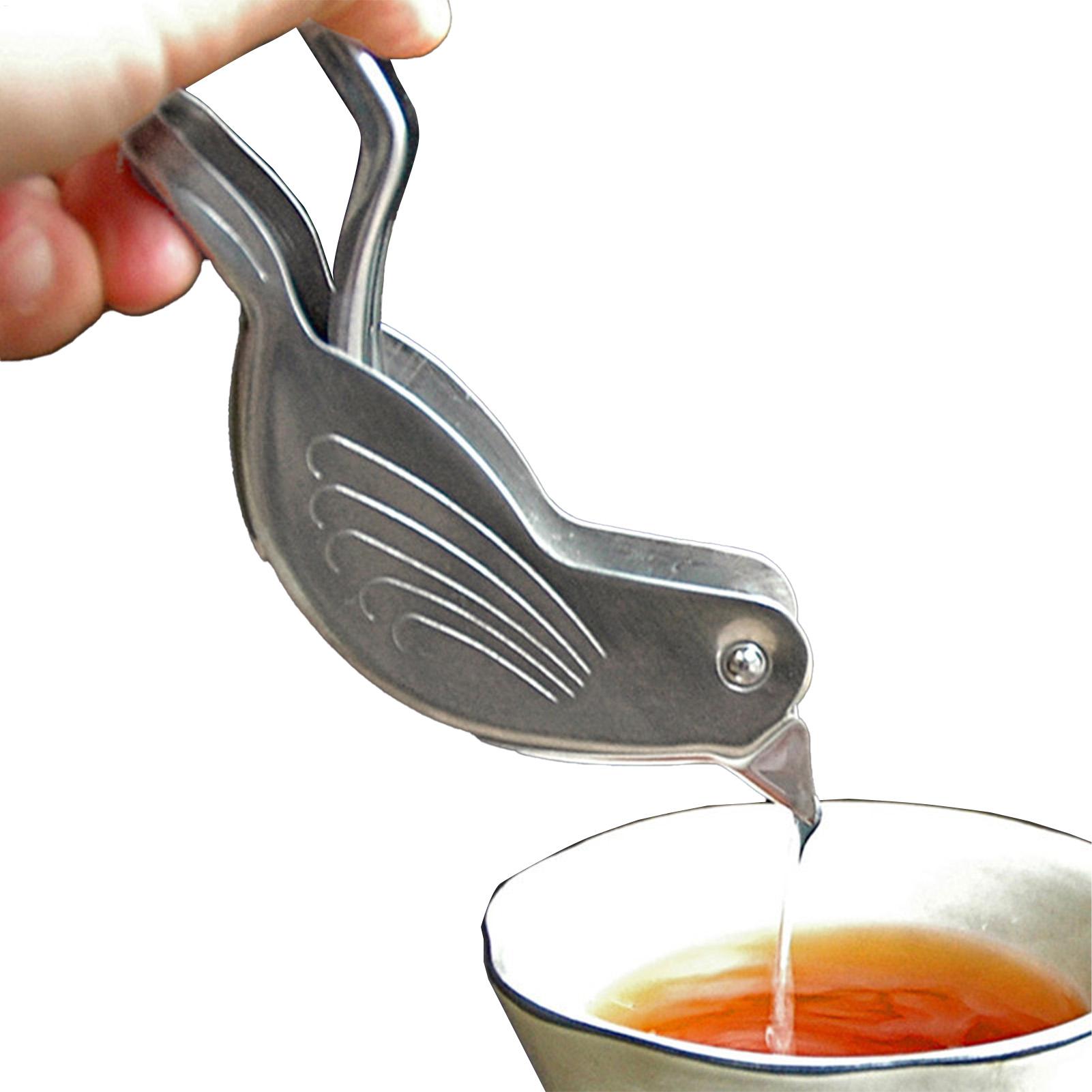 عصارة ليمون على شكل طائر فضي م - مراجعة Kitchen Gadgets Juicer وسعره