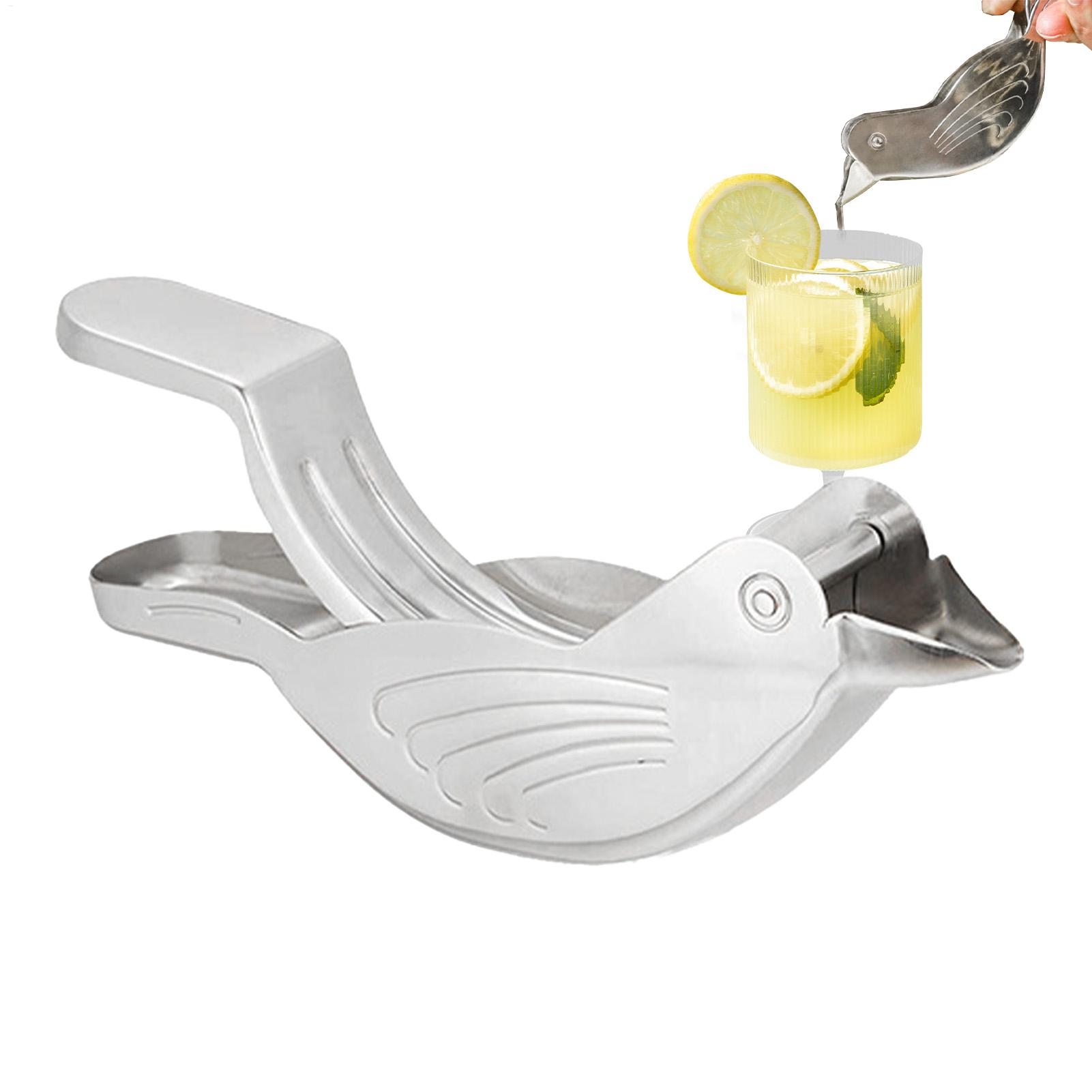 عصارة ليمون على شكل طائر فضي م - مراجعة Kitchen Gadgets Juicer وسعره