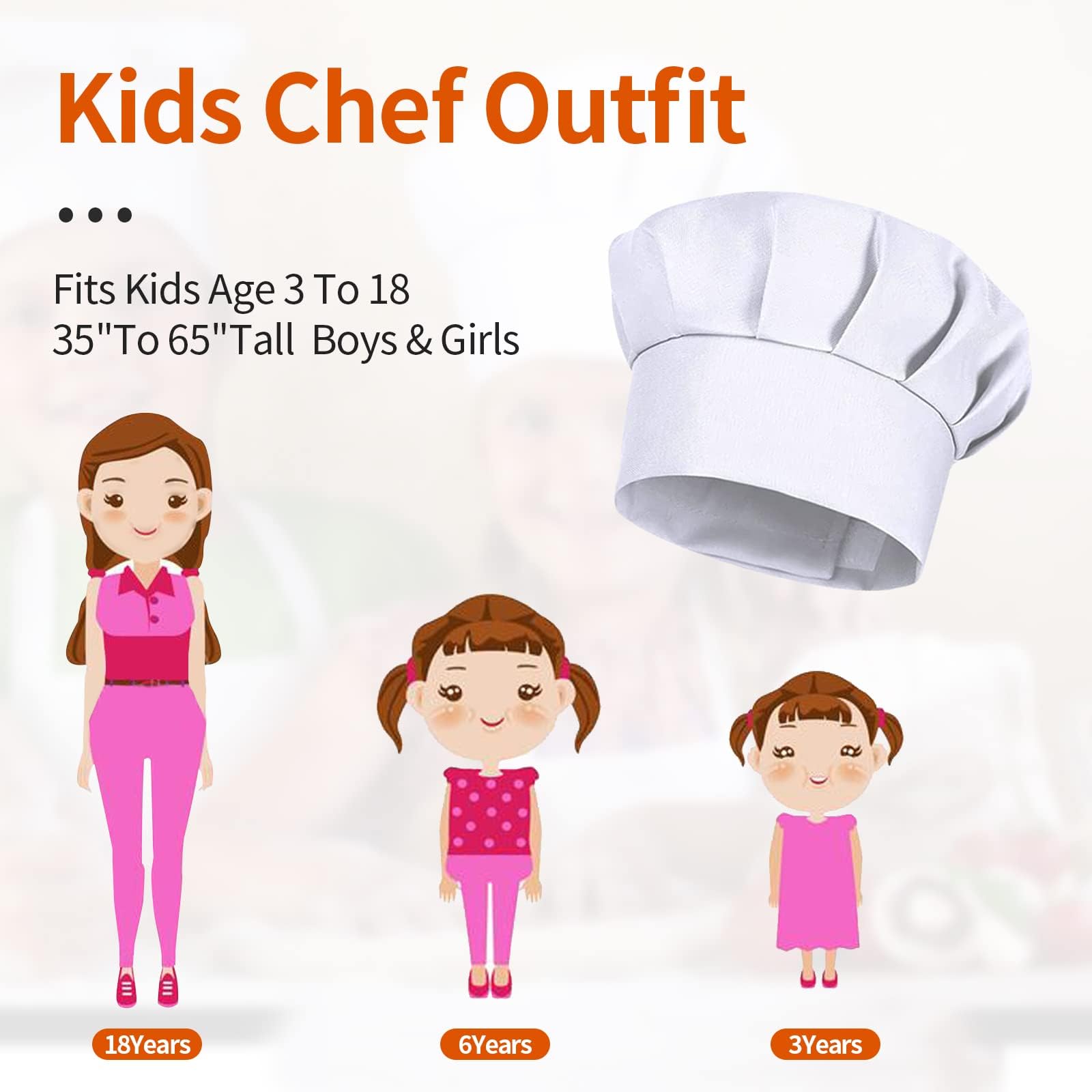 4 قطع قبعات طهاة بيضاء للأطفال - مراجعة Kitchen Gadgets That Make Life Easier وسعره